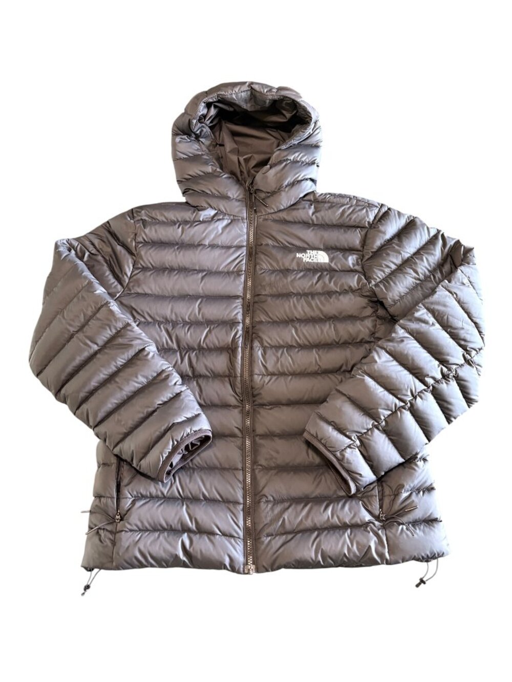The Northface Down Puffer Coat Black Hooded 700 Mens Medium